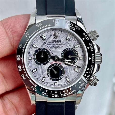 rolex cosmograph daytona white gold meteorite 116519ln-0038